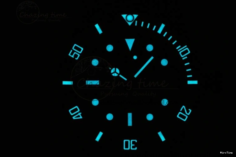 MiroTime 0210 AllSeason Submariner DIW Carbon VSF 1:1 Best Edition Black White Dial on Black Nylon Strap VS 2165